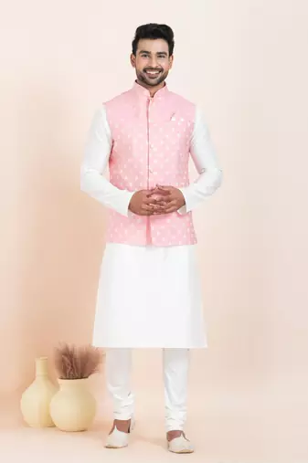 Woven Waistcoat For Mens