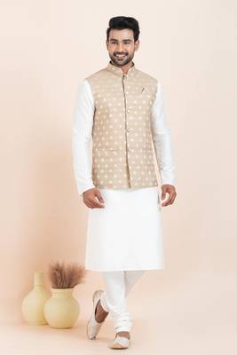 Woven Waistcoat For Mens 3