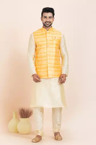 Woven Waistcoat For Mens