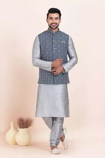 Woven Waistcoat For Mens