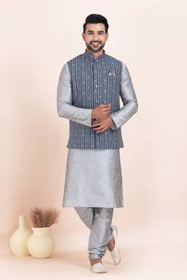 Woven Waistcoat For Mens 4