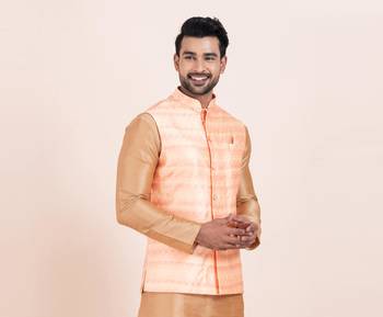 Woven Waistcoat For Mens 1