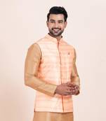 Woven Waistcoat For Mens