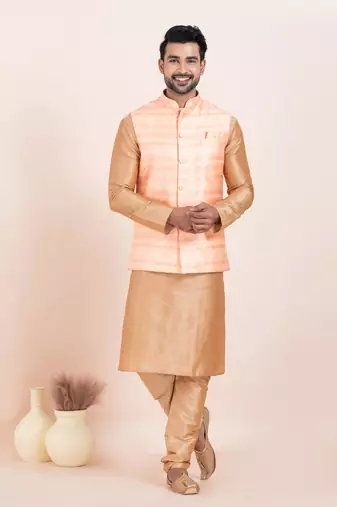 Woven Waistcoat For Mens