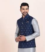 Woven Waistcoat For Mens