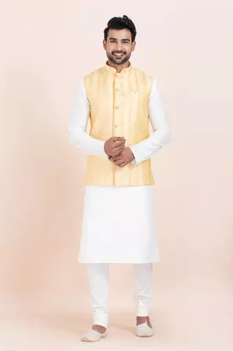Woven Waistcoat For Mens