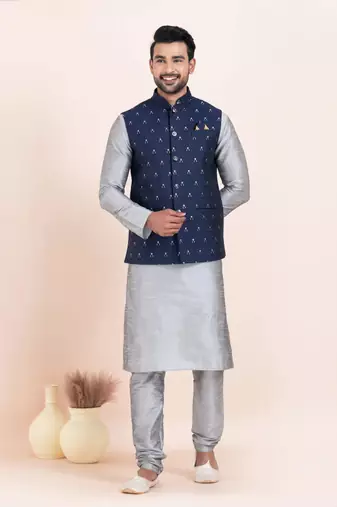 Woven Waistcoat For Mens