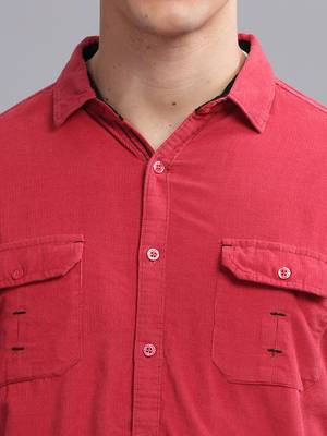 Men's corduroy casual shirt | double pocket shirt 5