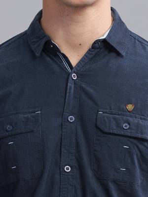 Men's corduroy casual shirt | double pocket shirt 5