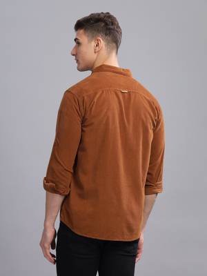 Men's corduroy casual shirt | double pocket shirt 4