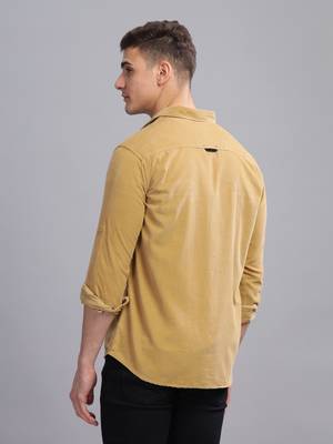 Men's corduroy casual shirt | double pocket shirt 4