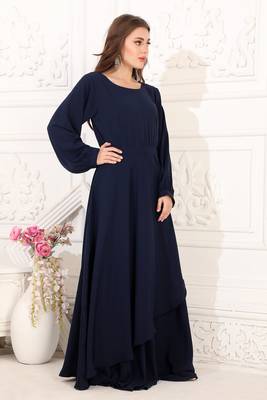 Blue cotton kaftan 3