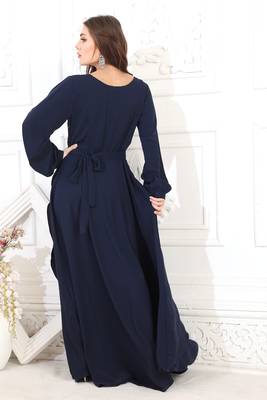 Blue cotton kaftan 4