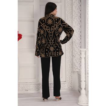 Black velvet jacket 2