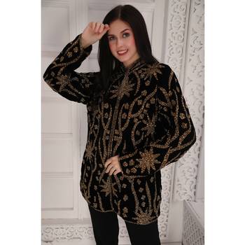 Black velvet jacket 4
