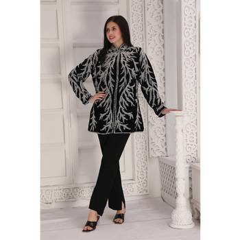 Black velvet jacket 1