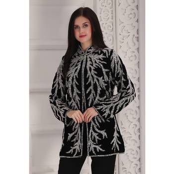 Black velvet jacket 2