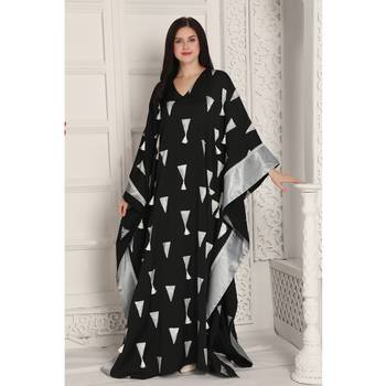 Black nida kaftan 1