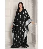 Black nida kaftan