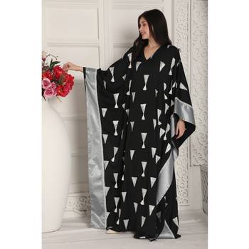 Black nida kaftan 3