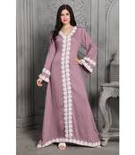 Lilac polyester kaftan