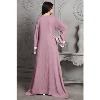 Lilac polyester kaftan 5