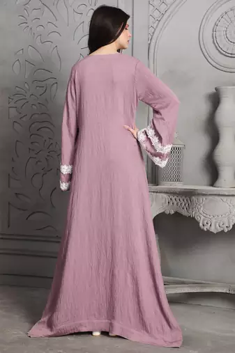 Lilac polyester kaftan