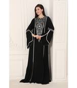 Black rayon kaftan