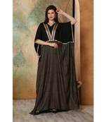 Black rayon kaftan