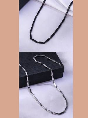  men stainless steel set of 2 bohemian chain 1