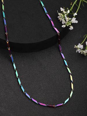 men set of 3 stainless steel trendy stylish chain 3