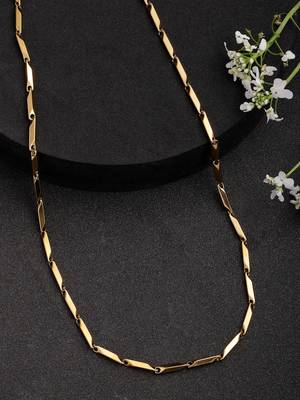  men gold-plated stainless steel chain 1