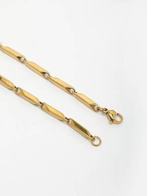  men gold-plated stainless steel chain 4