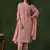 Peach rangoli silk sequin salwar suit