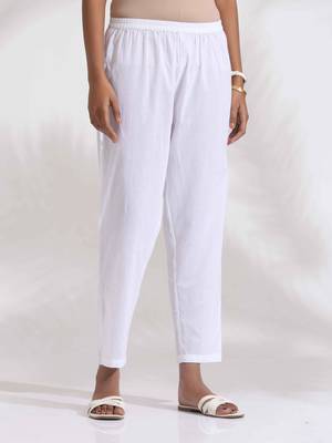 white cotton schiffli shirt kurta set 4