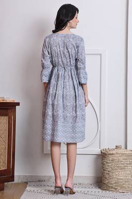  women's cotton jaipuri printed western dress 2