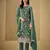 Mint embroidered chinon salwar suit