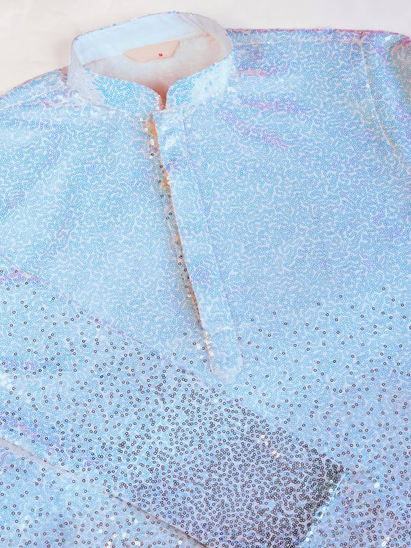 Omber MULTICOLOR georgette thread & sequins embroidered work wedding festival marriage party wear straight kurta