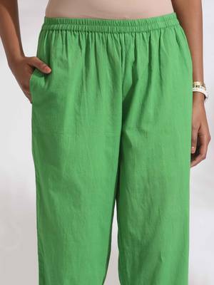 off-white cotton floral embroidered straight kurta set 7