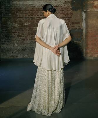 Ivory sharara set 3