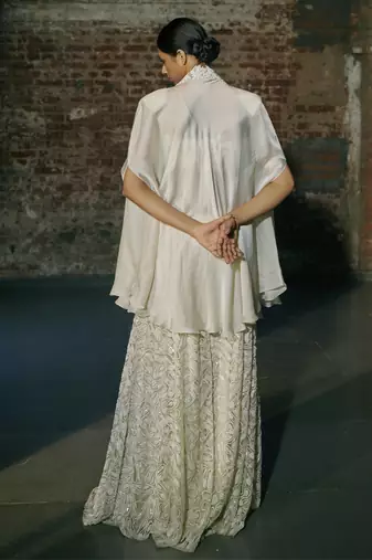 Ivory sharara set