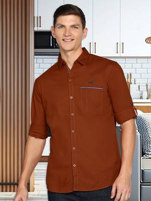 Men's linen cotton casual shirt | casual shirt for men 1