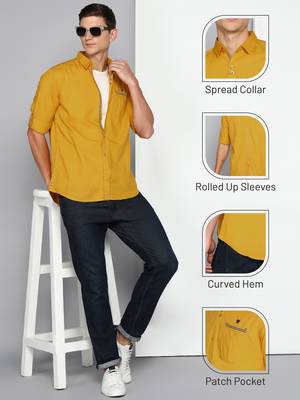 Men's linen cotton casual shirt | casual shirt for men 5