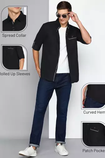 Men's linen cotton casual shirt | casual shirt for men