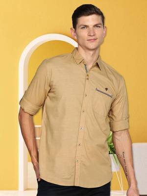 Men's linen cotton casual shirt | casual shirt for men 1