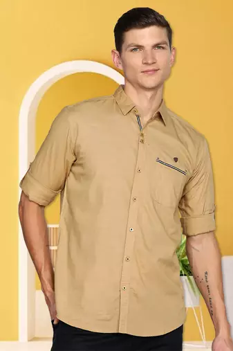 Men's linen cotton casual shirt | casual shirt for men