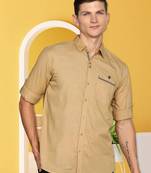 Men's linen cotton casual shirt | casual shirt for men