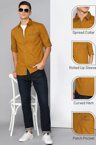 Men's linen cotton casual shirt | casual shirt for men
