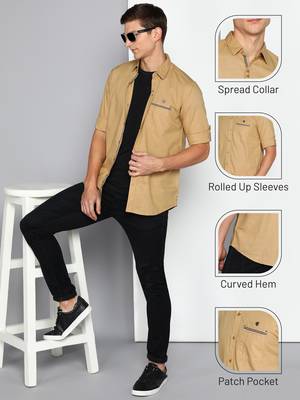 Men's linen cotton casual shirt | casual shirt for men 5