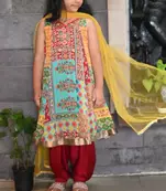 Printed chiffon tunic